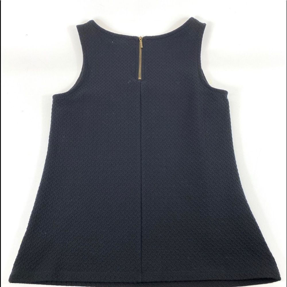 Black textured shell with back zip NWT - S - Picture 4 of 10